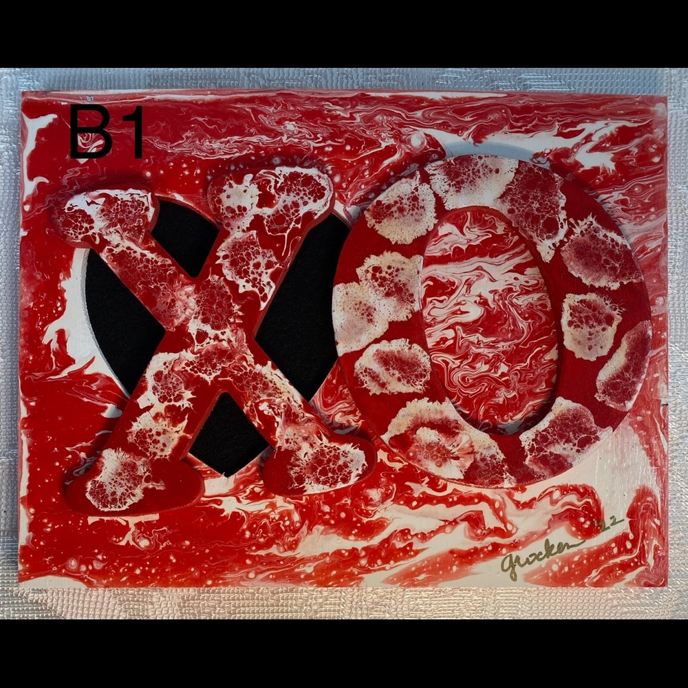 B1 - Hand painted Valentines ❤️ the Ku’uipo Series “my sweetheart”in Hawaiian